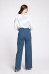 CLIVE Sailor High Waist Trousers (Blue)