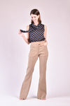 CAMDEN Flared Pants (Khaki)