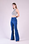 CAMDEN Flared Pants (Denim Blue)