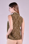 GRIMALDI Polka Dot Top (Olive Green Polka)