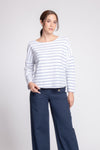 ANTIBES Dropped Shoulder Top (Light Blue)
