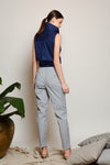 HANALEI Tie Front Trousers (Light Gray)