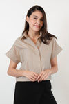 EMILION Two-Pocket Top (Khaki)