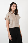 EMILION Two-Pocket Top (Khaki)