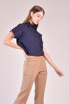 EMILION Two-Pocket Top (Navy)