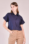 EMILION Two-Pocket Top (Navy)