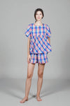 TOCCARE Plaid Lounge Wear Set (Multi)