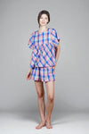 TOCCARE Plaid Lounge Wear Set (Multi)