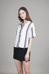 IMAKO Shorts Set (BLACK STRIPES)