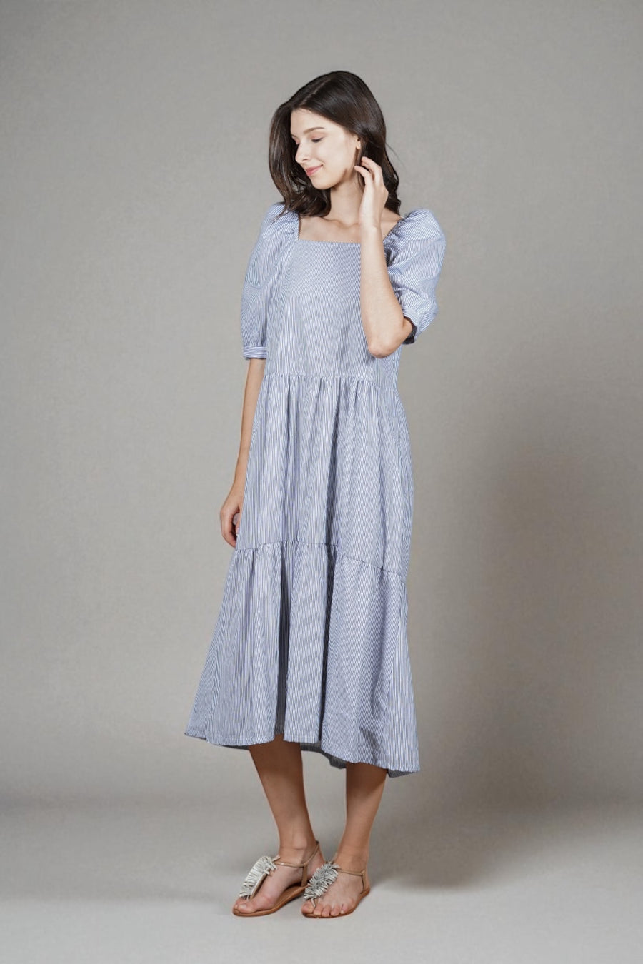 CLIO Tiered Maxi Dress