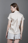 RHOADES Drawstring Top (Khaki)