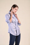 BEY Twist Front Top (Dotted Blue)