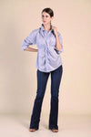 BEY Twist Front Top (Dotted Blue)