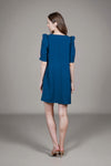 AMEPELA Dress with Full Sleeve (TEAL)