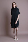 PRUITT Funnel Neck Dress