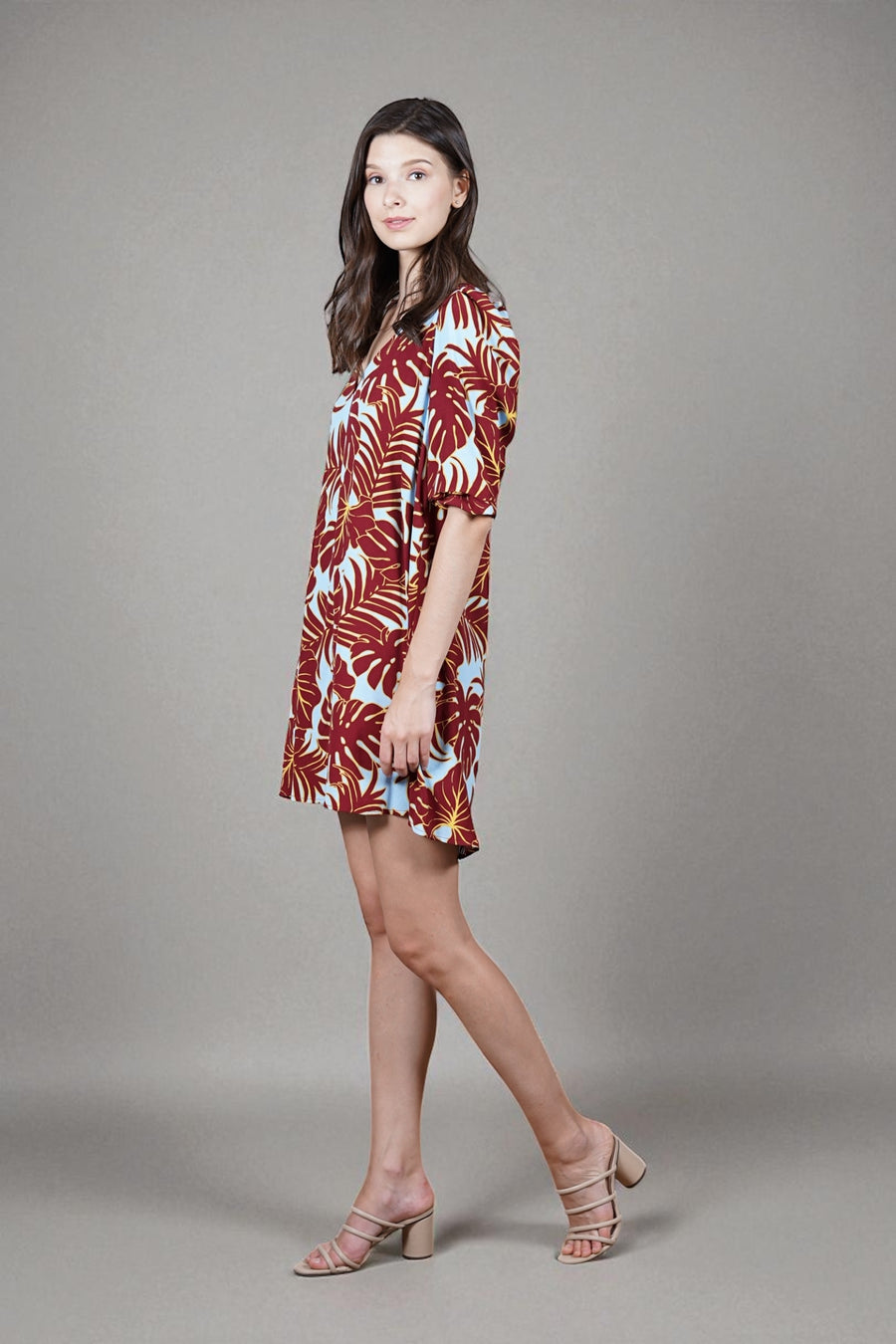 AMEPELA Dress with Full Sleeve (TEAL)