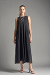 TECERUMA Back Detail Maxi Dress (BLACK)