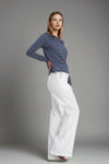 EHAKO Striped Pullover (Navy)