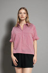 SILVA Oversized Top (Red Stripes)