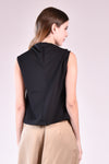 JEAN Cowl Neck Top (Black)