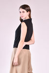 JEAN Cowl Neck Top (Black)