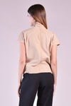 KOVAN Standing Collar Top (Latte)