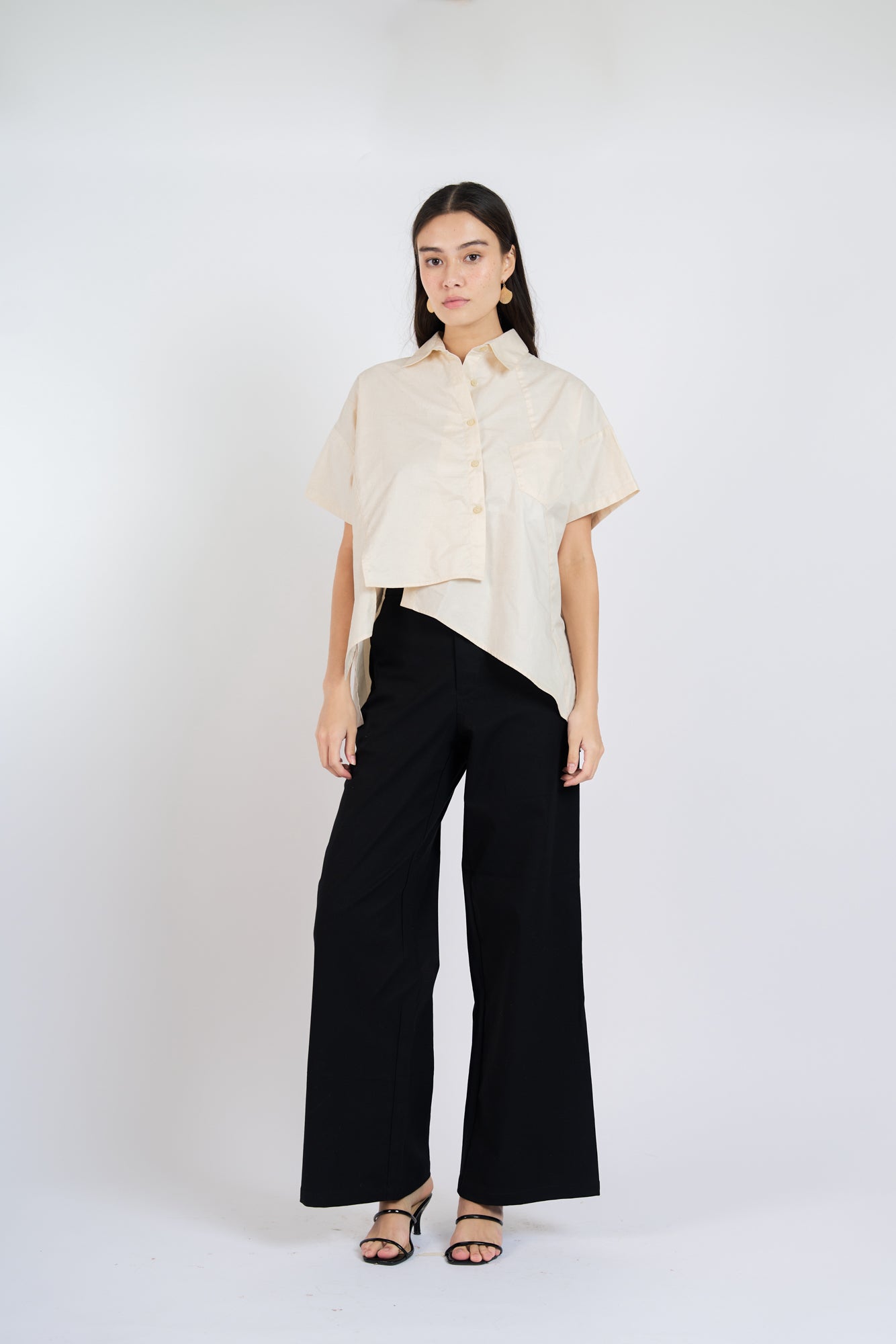 MALHER Origami Cut Top (Cream)