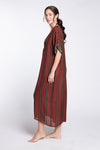 NUI Kaftan with Combi (Striped Rust)