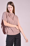 ORRIS Draped Top (Taupe)