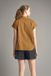 RIVOLI Wide Placet Top (Caramel)