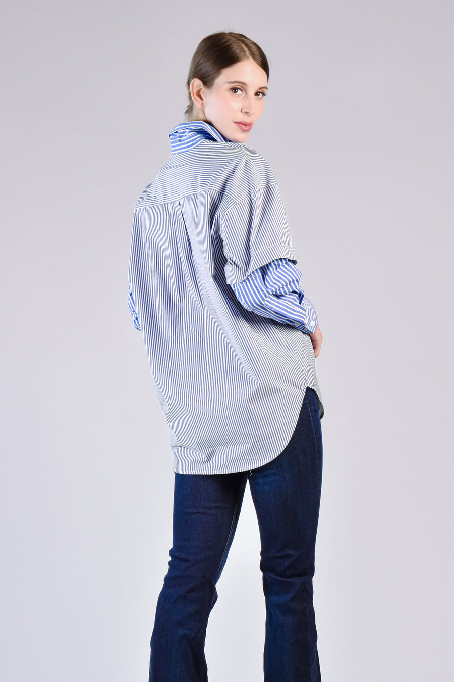 SAM Button Down Top (Blue)