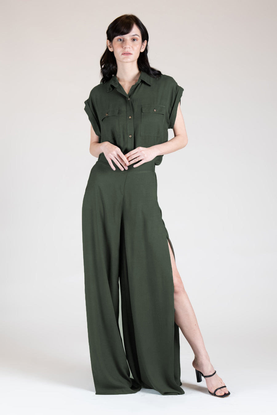 ZETTE Slit Pants