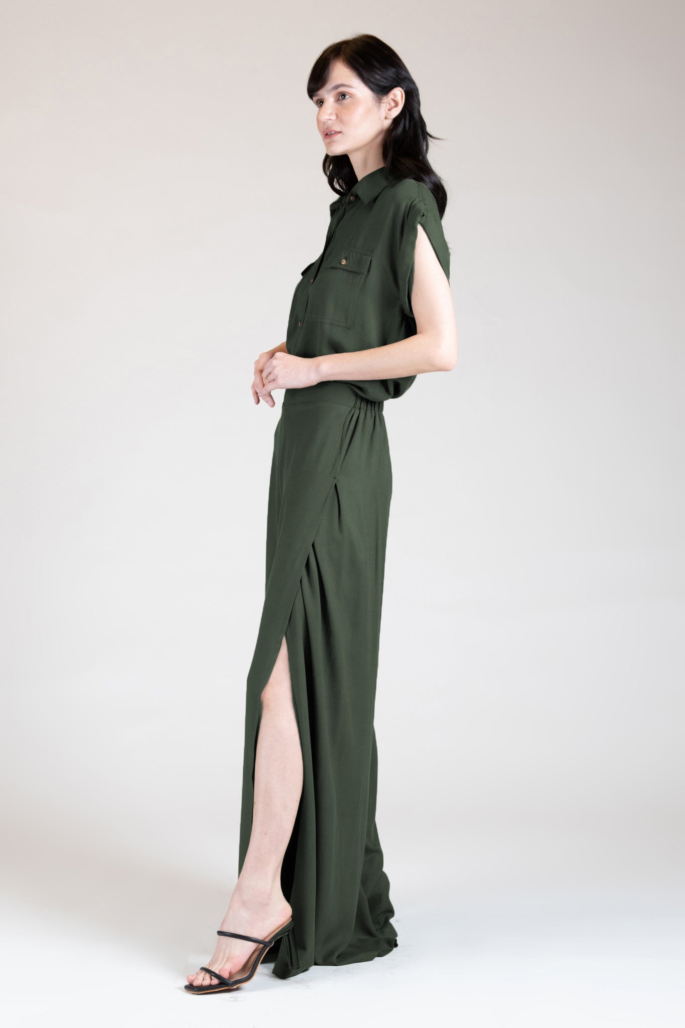 ZETTE Slit Pants