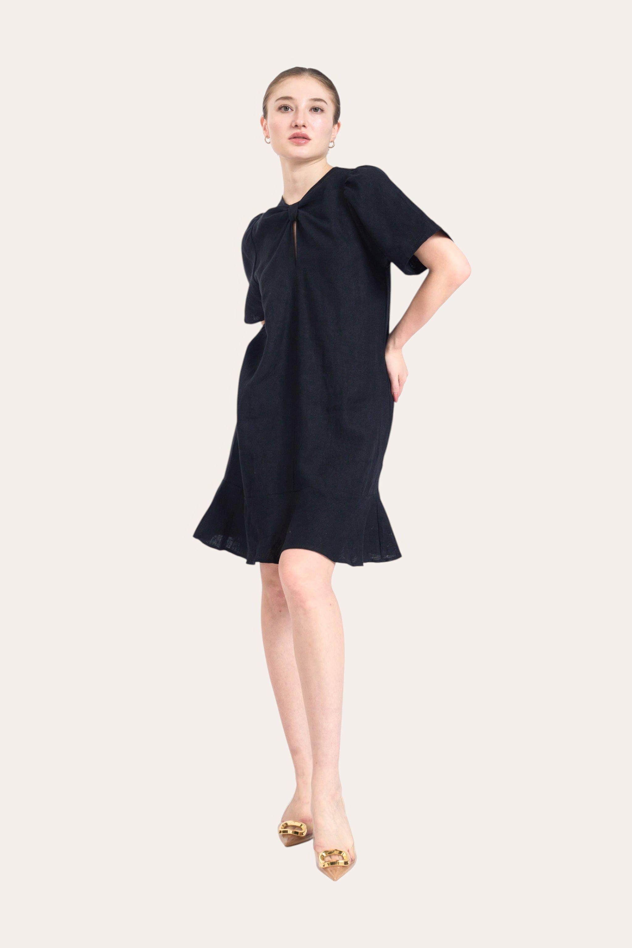 BRADFORD Butterfly Sleeve Dress