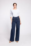 CLIVE Sailor High Waist Trousers (Navy)