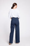 CLIVE Sailor High Waist Trousers (Navy)