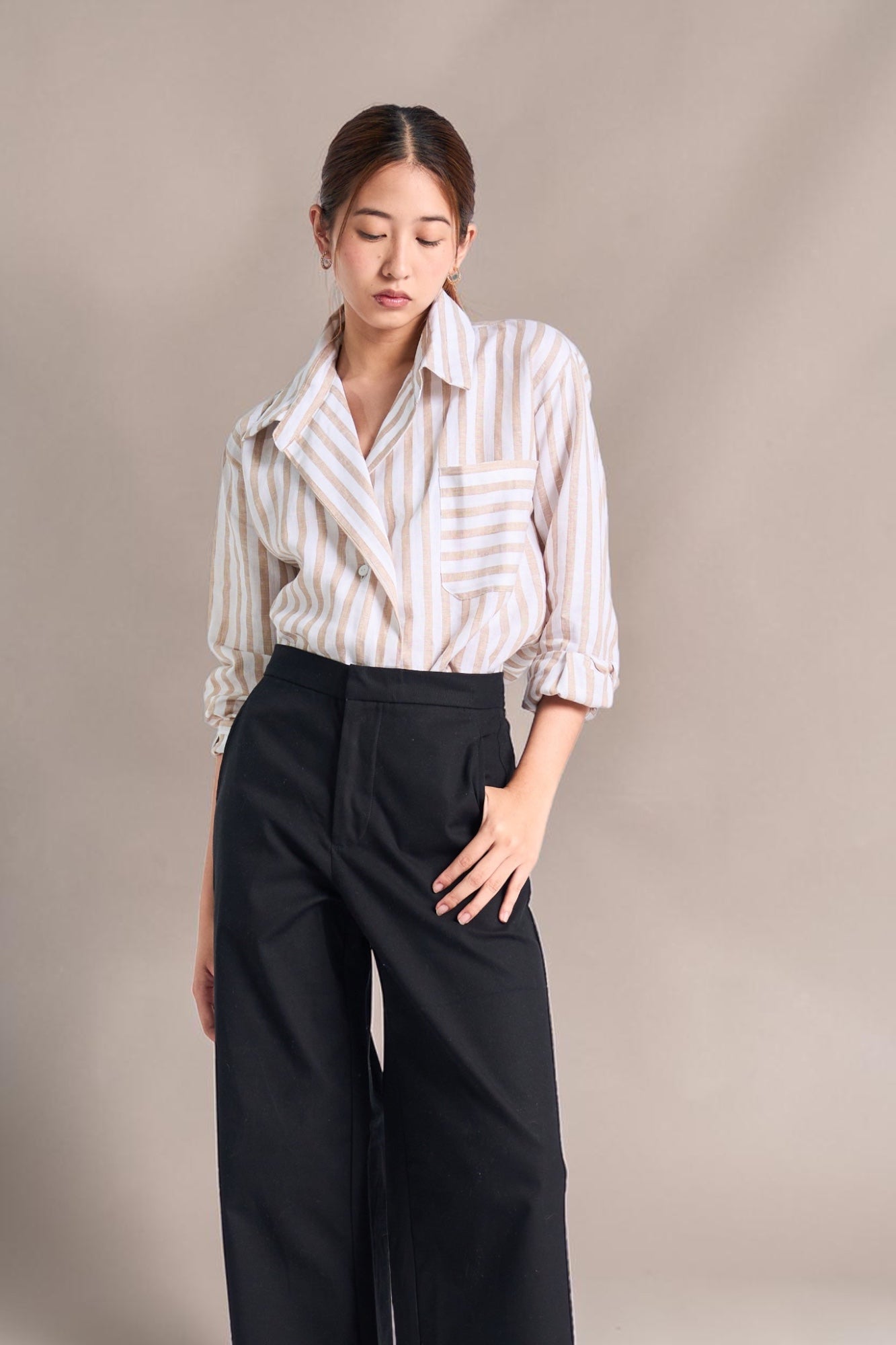 MALLORY One Button Top
