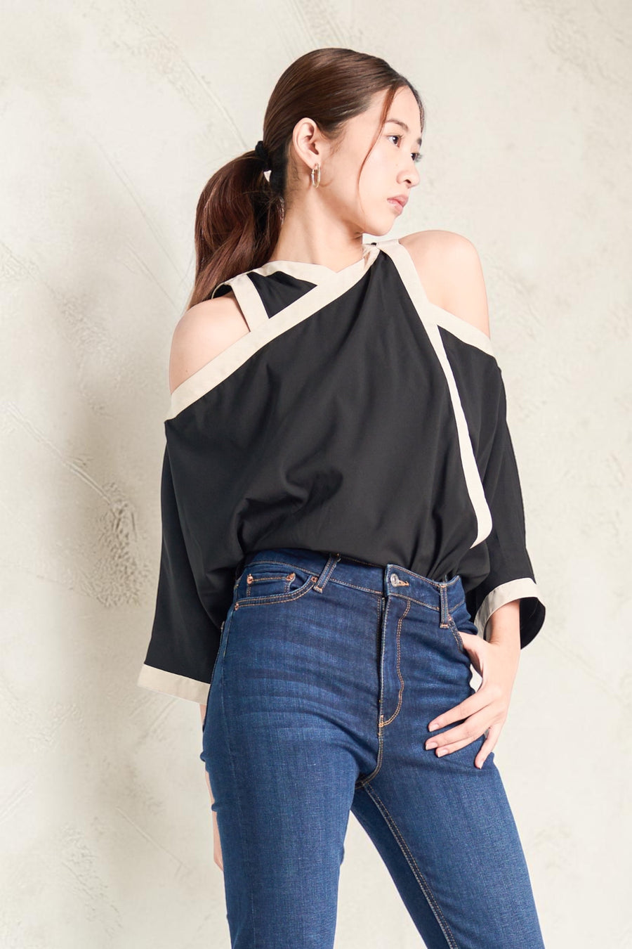 NYX Cold Shoulder Top