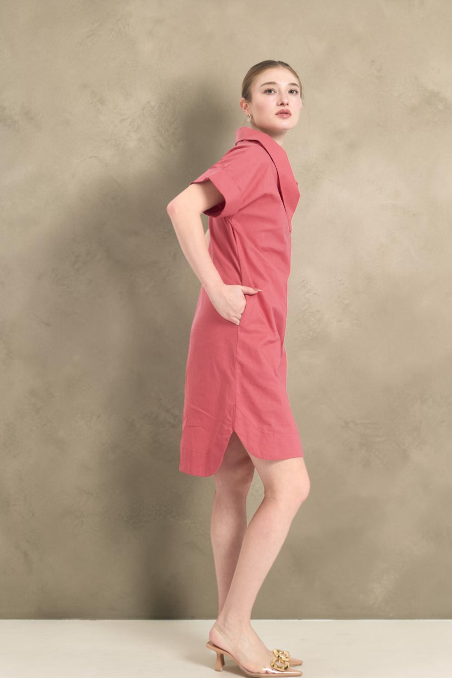 YOKO Origami Collar Dress