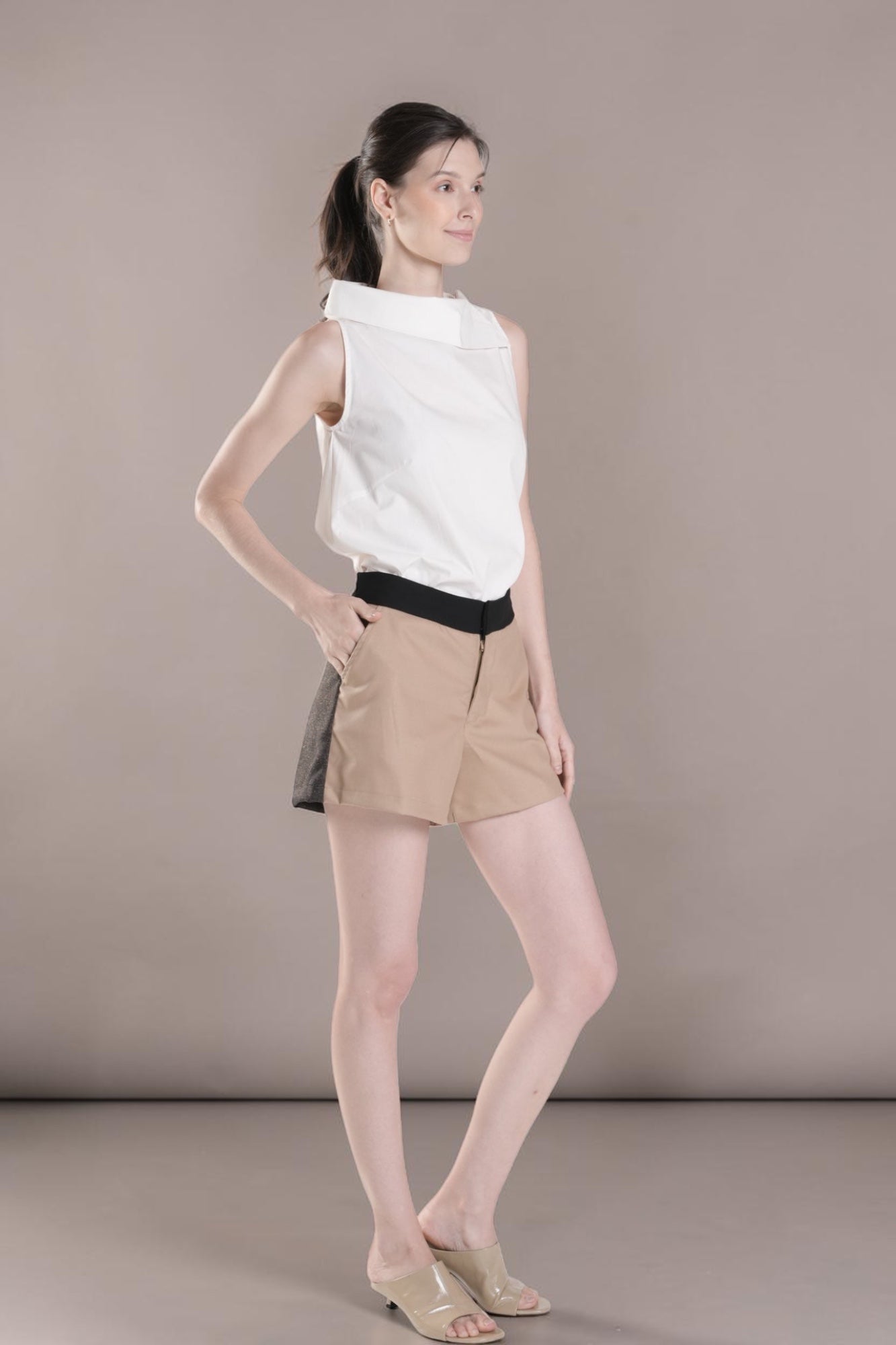 MORTES Color Blocked Shorts