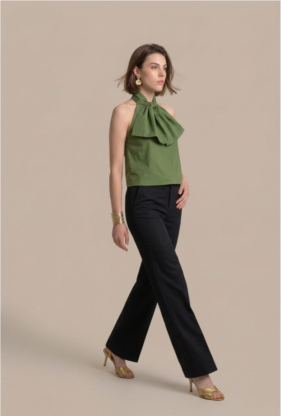 MORGAN Halter Bow Top