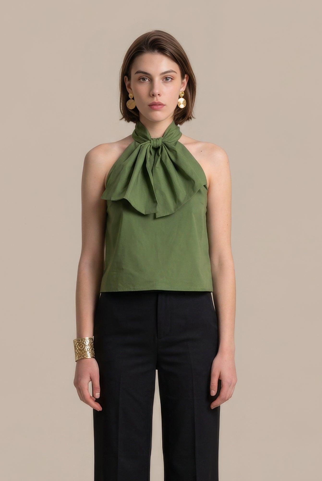 MORGAN Halter Bow Top