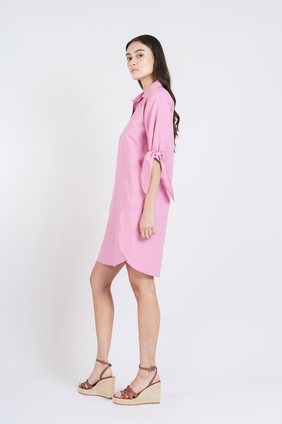 ROSLIN Shirtdress (Pink)