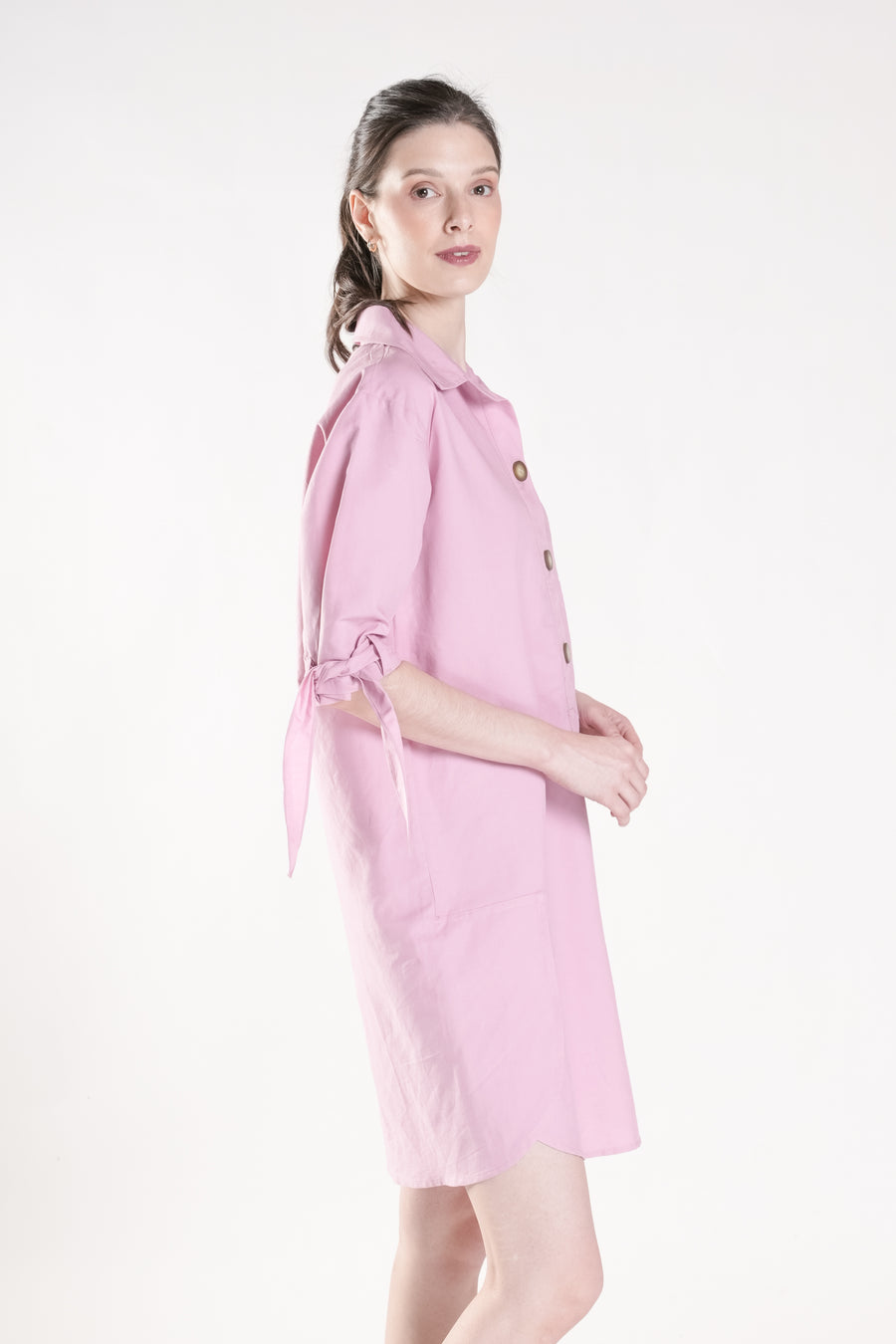 ROSLIN Shirtdress (Pink)