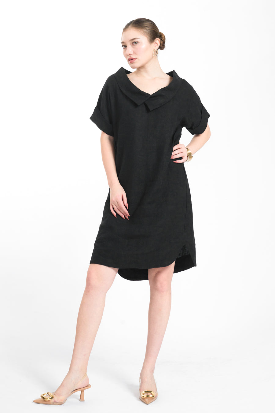 YOKO Origami Collar Dress