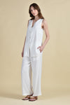 AGATHA Tunic Set (WHITE)