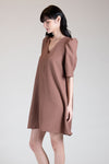 AMEPELA Dress with Full Sleeve (Walnut)