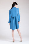 BIARRITZ Swiss Dot Dress (BLUE)
