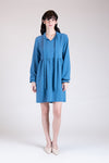 BIARRITZ Swiss Dot Dress (BLUE)