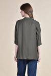 BLAIR Oversized Short Sleeved Blazer (Army Green)